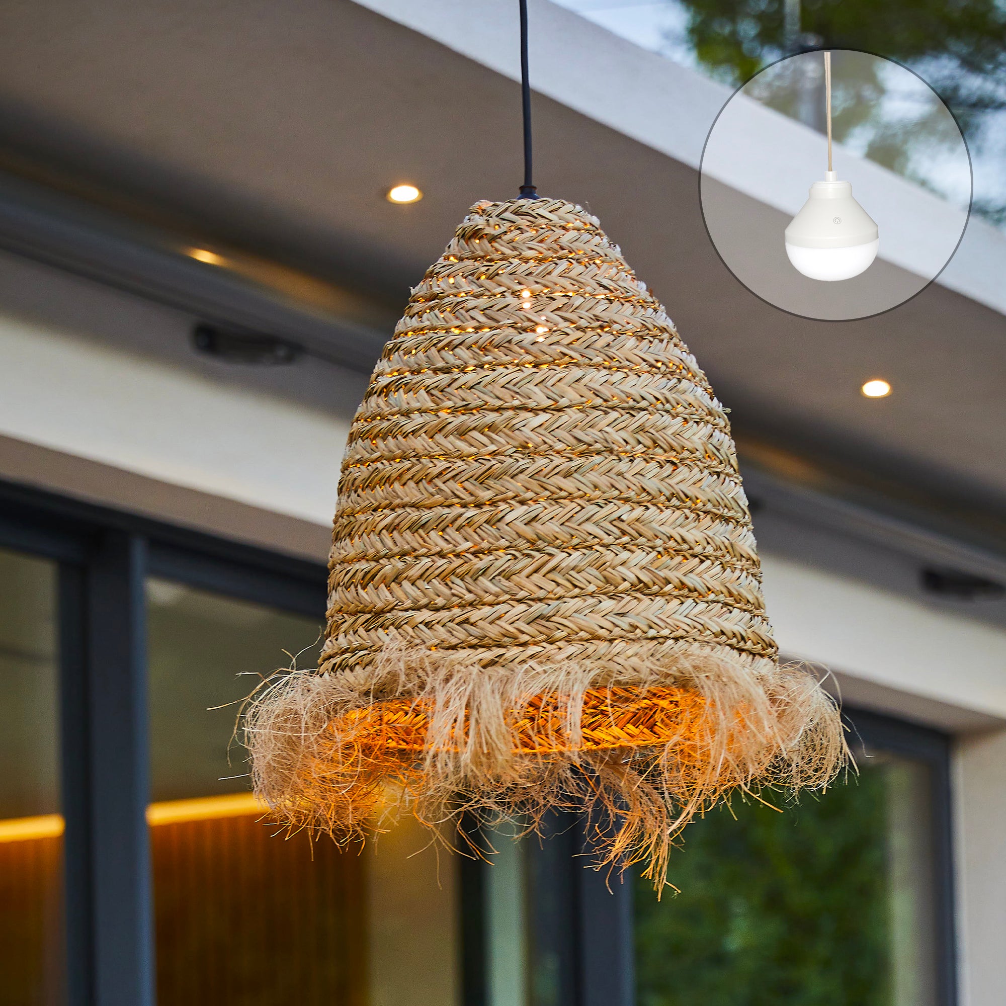 Red Deco Anafi Nomad suspension jonc mer 41 cm LED RGB