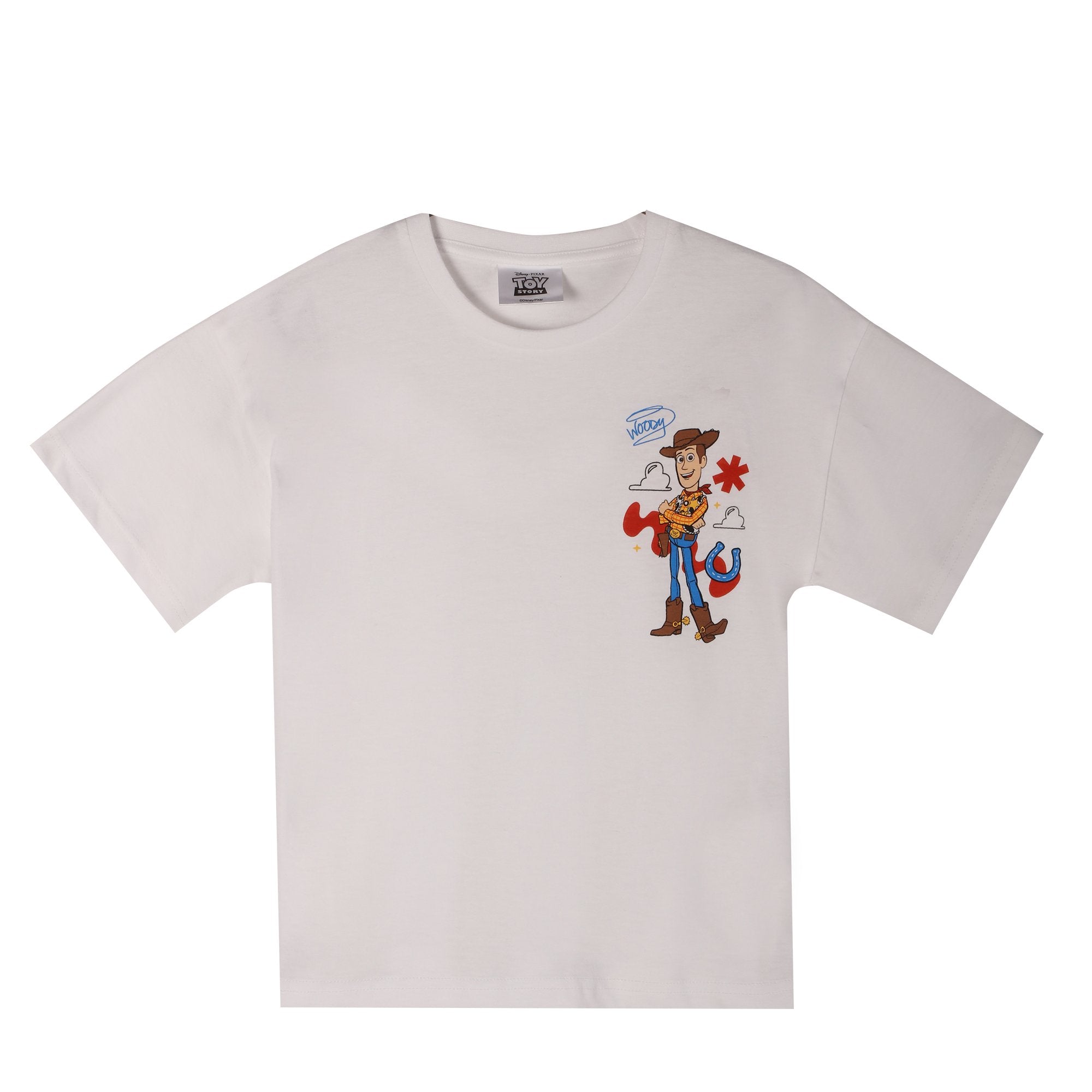 Stokomani tee-shirt blanc enfant haut coton