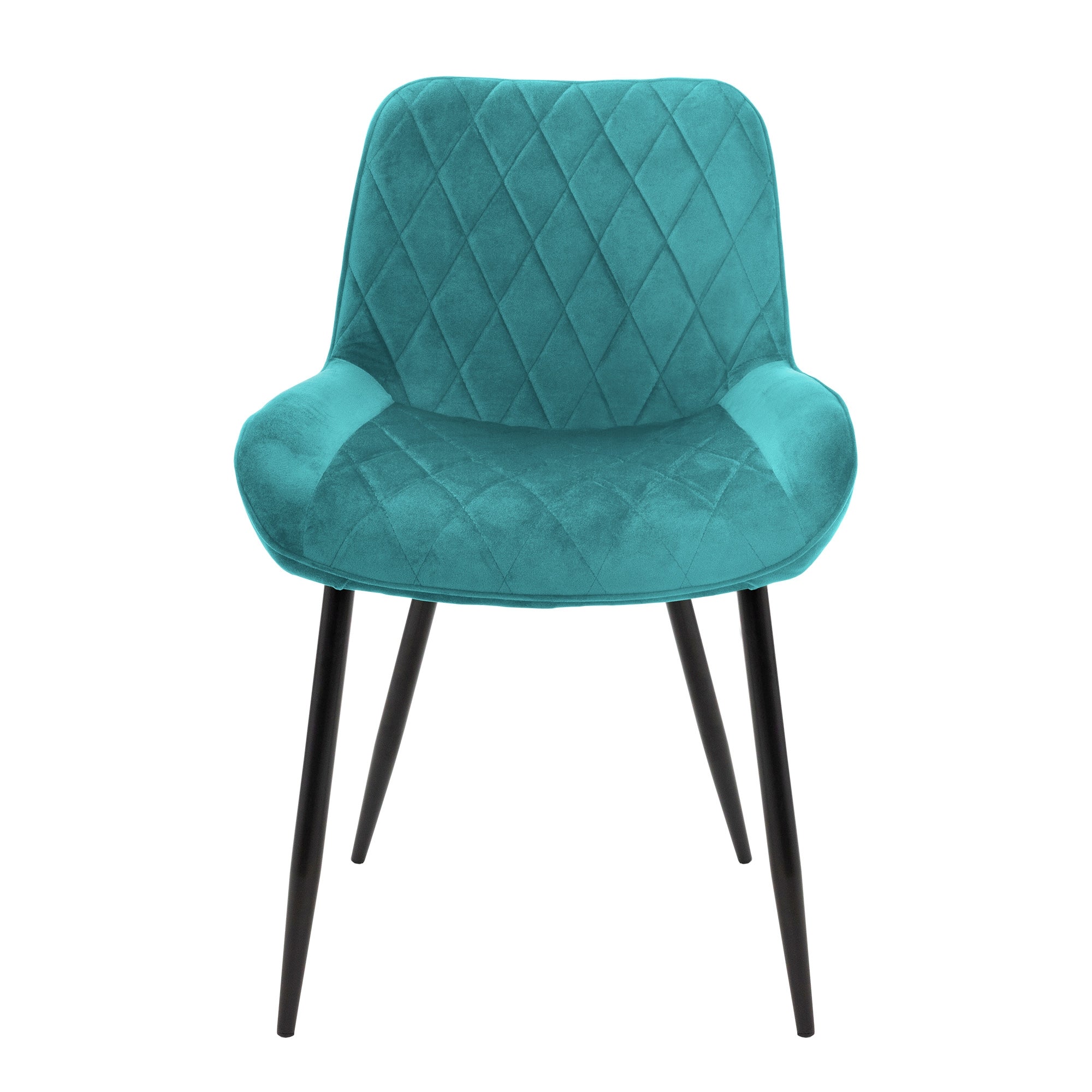 ECD Germany Möbel Chaise salle à manger velours pétrole lot 6