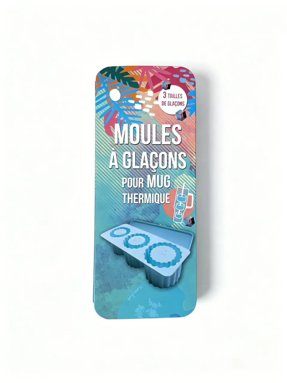 Stokomani Maison moule à glaçons silicone mug isotherme