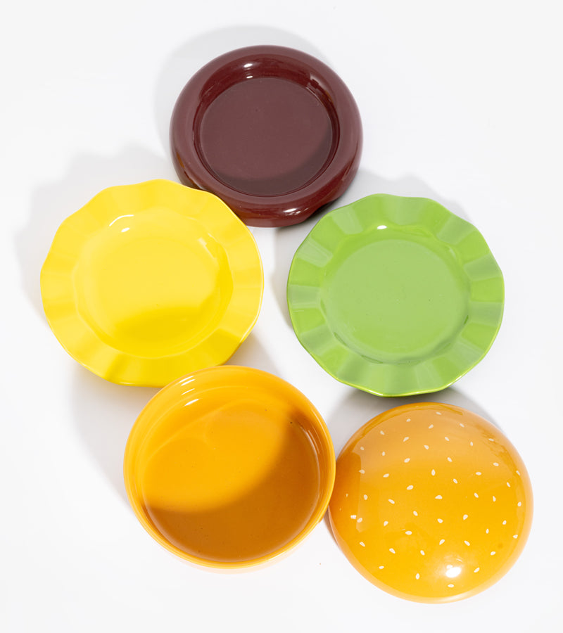 L'avant gardiste Vaisselle Set plats Hamburger apéro brunch stylé