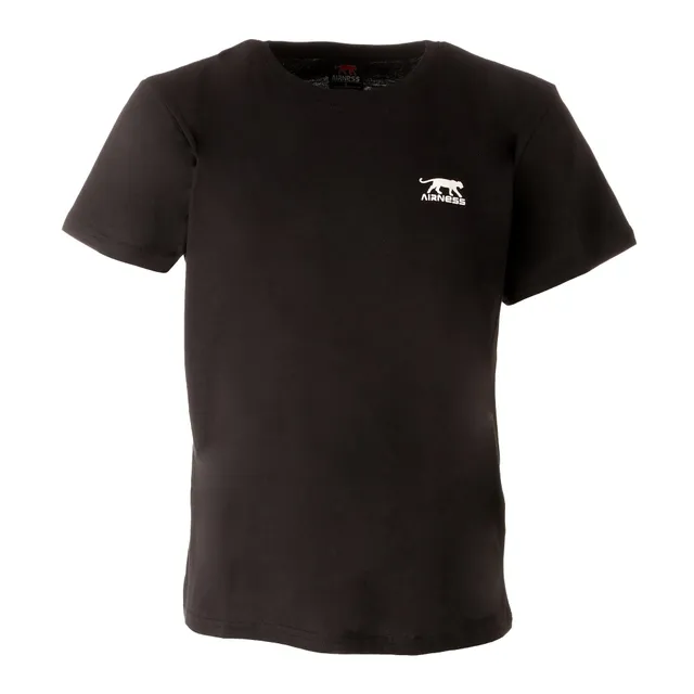 Airness lot 2 tee-shirts noir homme L coton
